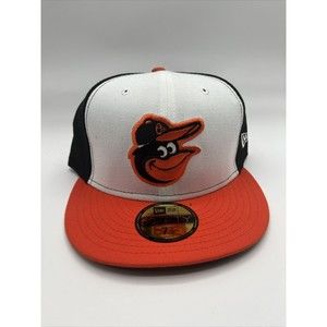 Baltimore Orioles Hat Cap New Era 59FIFTY Home Authentic On-Field Cap Size 7 1/2